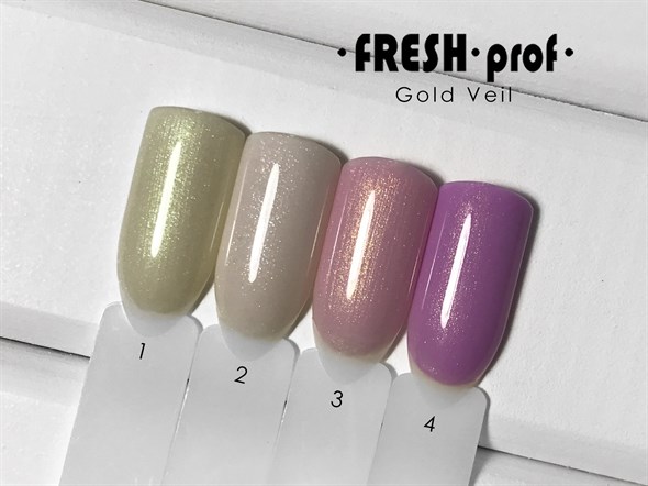 Гель-лак Fresh prof Gold Veil 01, 8 мл - фото 15375