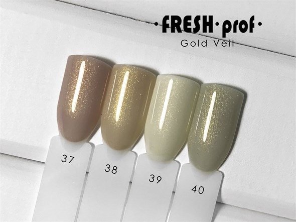 Гель-лак Fresh prof Gold Veil 40, 8 мл - фото 15429