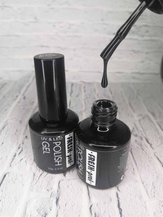 Гель-лак Fresh prof Elite black, 15 мл  - фото 22834