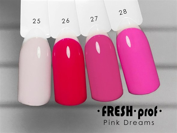 Гель-лак Fresh prof Pink P28, 8 мл - фото 32644