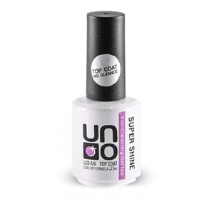 Верхнее покрытие для гель-лака "Uno" SUPER SHINE без липкого слоя, 15мл.