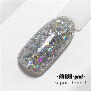 Гель Sugar stones Fresh prof №01, 5 гр