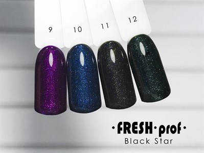 Гель-лак Fresh prof Black Star 09, 8 мл 