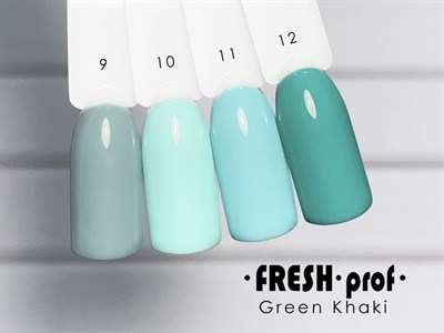 Гель-лак Fresh prof Green 11, 8 мл