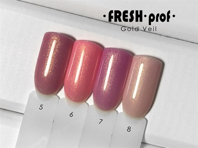 Гель-лак Fresh prof Gold Veil 06, 8 мл 