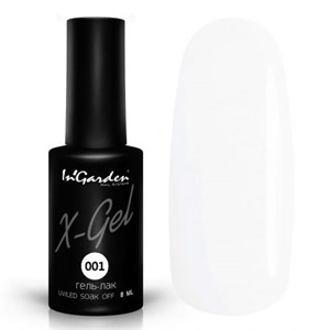 Гель-лак "InGarden" X-Gel №  001, 8 мл