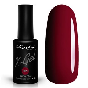 Гель-лак "InGarden" X-Gel №  051, 8 мл