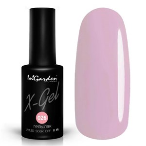 Гель-лак "InGarden" X-Gel №  026, 8 мл