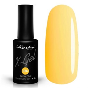 Гель-лак "InGarden" X-Gel №  036, 8 мл