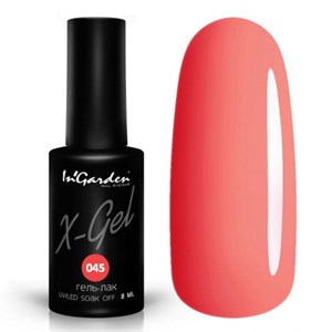 Гель-лак "InGarden" X-Gel №  045, 8 мл
