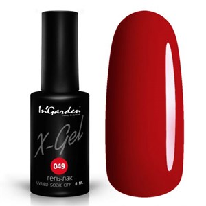 Гель-лак "InGarden" X-Gel №  049, 8 мл