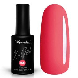 Гель-лак "InGarden" X-Gel №  058, 8 мл