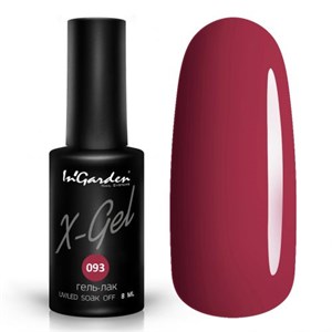 Гель-лак "InGarden" X-Gel №  093, 8 мл