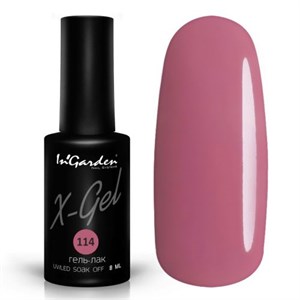 Гель-лак "InGarden" X-Gel №  114, 8 мл