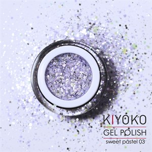 Гель KIYOKO Sweet Pastel №03, 5 гр