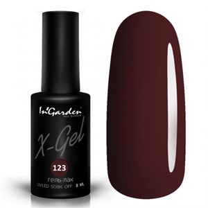 Гель-лак  InGarden  X-Gel №  123, 8 мл