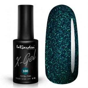 Гель-лак "InGarden" X-Gel №  100, 8 мл
