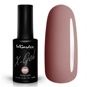 Гель-лак "InGarden" X-Gel №  092, 8 мл