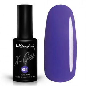 Гель-лак "InGarden" X-Gel №  034, 8 мл