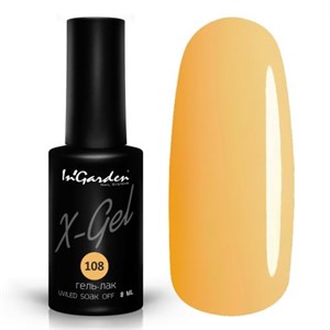Гель-лак "InGarden" X-Gel №  108, 8 мл