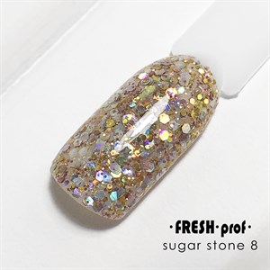 Гель Sugar stones Fresh prof №08, 5 гр