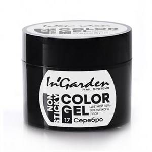 Гель-краска  InGarden  Color gel 17 Серебро (5г.)