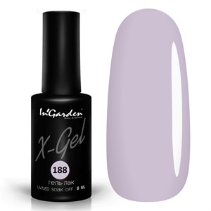 Гель-лак "InGarden" X-Gel №  188, 8 мл