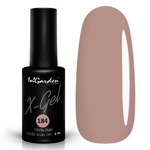 Гель-лак "InGarden" X-Gel №  184, 8 мл