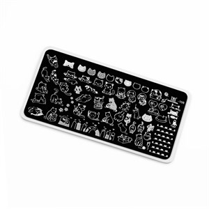 Пластина для стемпинга TNL Premium 108 Mini Kitty