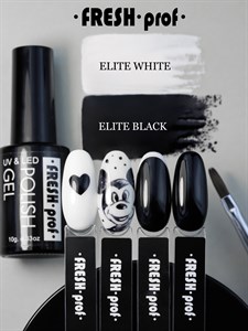 Гель-лак Fresh prof Elite White, 8 мл 