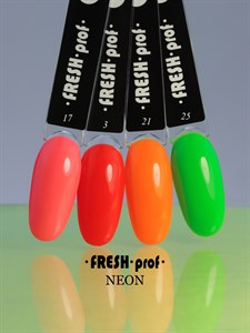 Гель-лак Fresh prof Neon № 21, 10 мл 