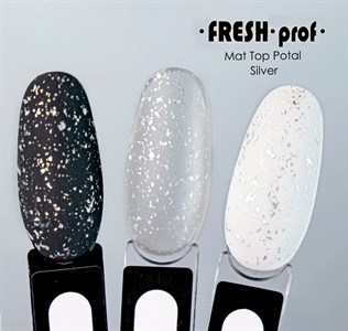 Топ Fresh Prof Potal Matt Silver матовый, 8 мл 