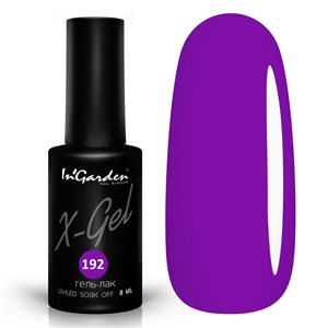 Гель-лак "InGarden" X-Gel №  192, 8 мл