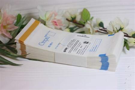 Крафт-пакеты Винар для стерилизации 80*150, 100 шт белые