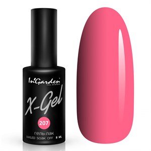 Гель-лак "InGarden" X-Gel №  207, 8 мл