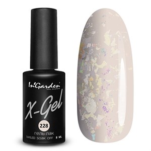 Гель-лак "InGarden" X-Gel №  228, 8 мл