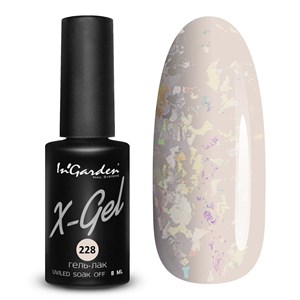 Гель-лак  InGarden  X-Gel №  228, 8 мл