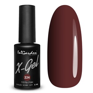 Гель-лак "InGarden" X-Gel №  224, 8 мл