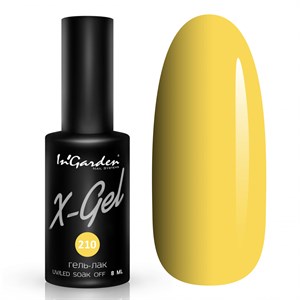 Гель-лак "InGarden" X-Gel №  210, 8 мл