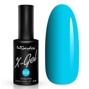 Гель-лак "InGarden" X-Gel №  212, 8 мл