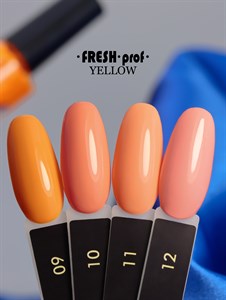 Гель-лак Fresh prof Yellow 12, 8 мл 