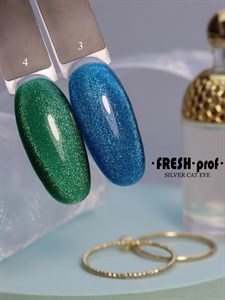Гель-лак Fresh prof Silver cat eye 03, 8 мл 