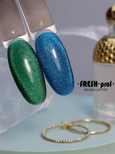 Гель-лак Fresh prof Silver cat eye 03, 8 мл