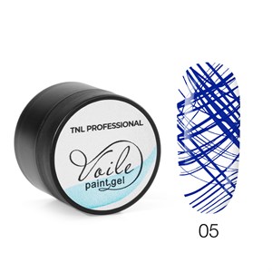 Гель-краска для тонких линий TNL Voile №05 (синяя), 6 мл.