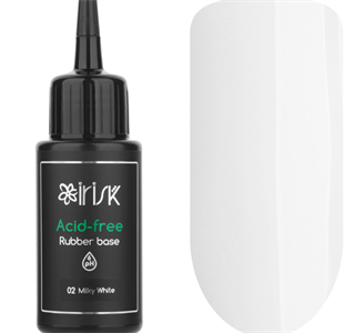 База Irisk каучуковая бескислотная Acid-free Rubber Base 02 Milky White,50мл			