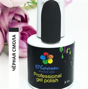 Гель-лак Bloom №003 Черная смола 15 мл