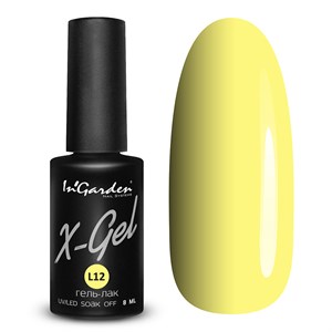Гель-лак "InGarden" X-Gel лимитированная коллекция N° L12, 8 мл