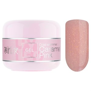 Гель Irisk ABC 17 Caramel Pink Gold shimmer, 15мл
