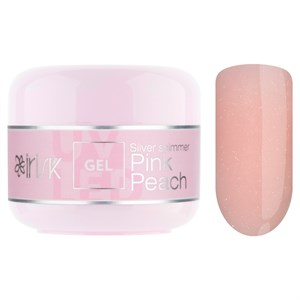 Гель Irisk ABC 15 Pink Peach Silver shimmer, 15мл