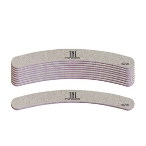 Пилка TNL бумеранг серая высок. кач. 80/120 (10шт)
